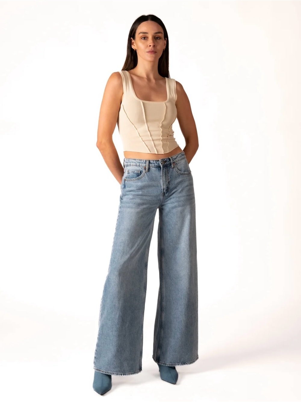ZGY Super Sweeper Jeans • Revival Blue • Size 32